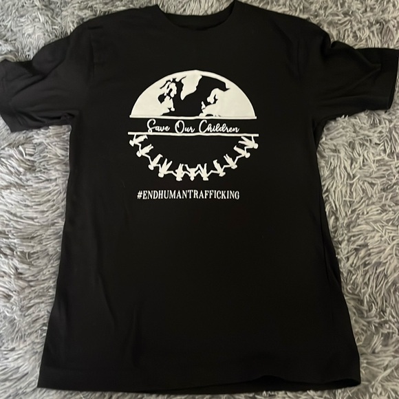 Humanity tee XS black unisex Save Our Children 30-32 #EndHumanTrafficking 🌎 NEW - Picture 1 of 4